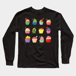 For The Love of Desserts Long Sleeve T-Shirt
